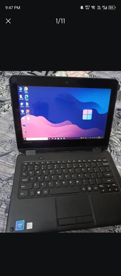 LENOVO 300e Intel Celeron 360 rotate laptop