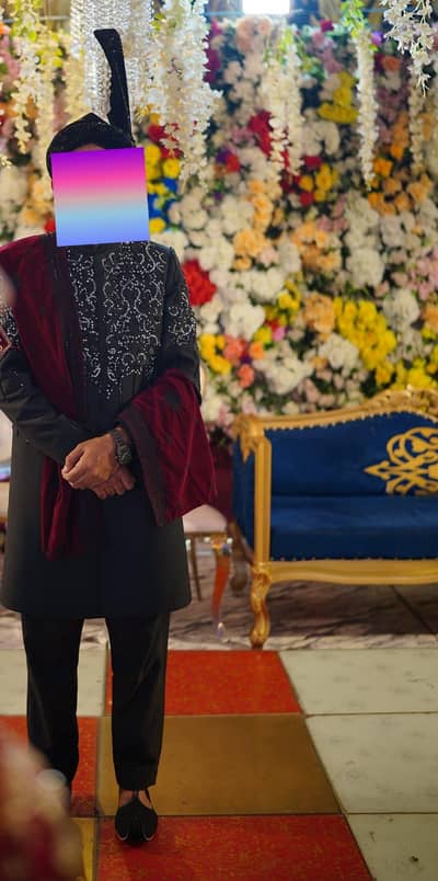 Black Sherwani