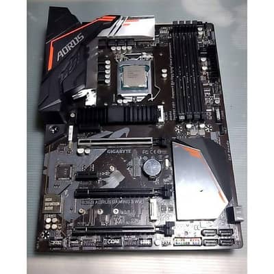 I5 8th Gen + Gigabyte Arous B360 gaming 3 wifi