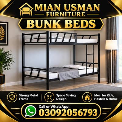 New Bunker Double Bed//Iron kids beds//Bed Set//iron Single bed//steel
