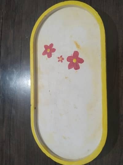 Handmade POP Decorative Tray – Floral Design