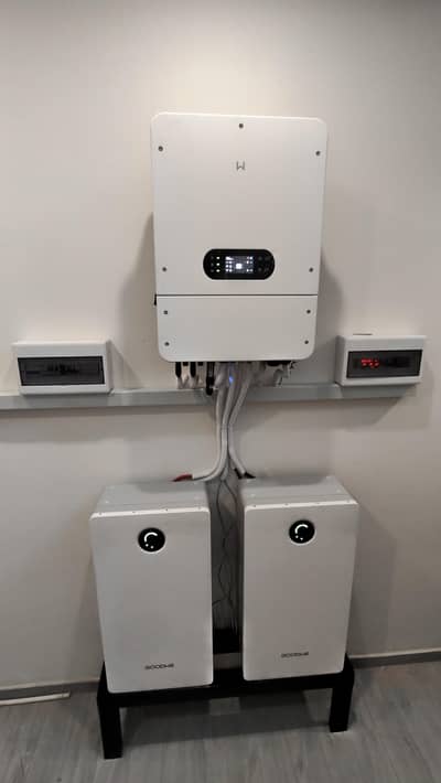 Solar panels, Inverter, lithium battery