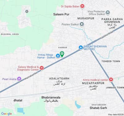 Corner Plot For Sale At City Villas Sialkot