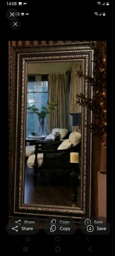Very beautiful heavy big Acrylic Mirror 03335138001
