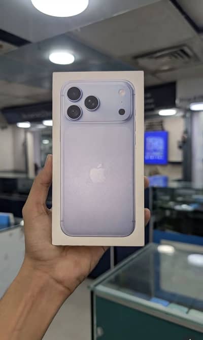 iPhone 18 pro max jv glacier 256gb just box open