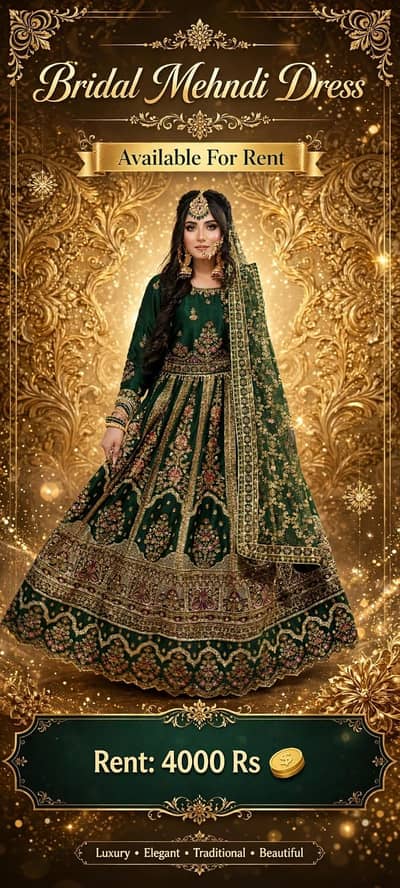 mhndi dress bridal