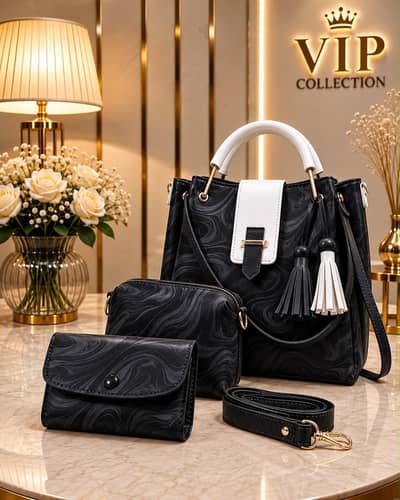 shoulder bag three piece