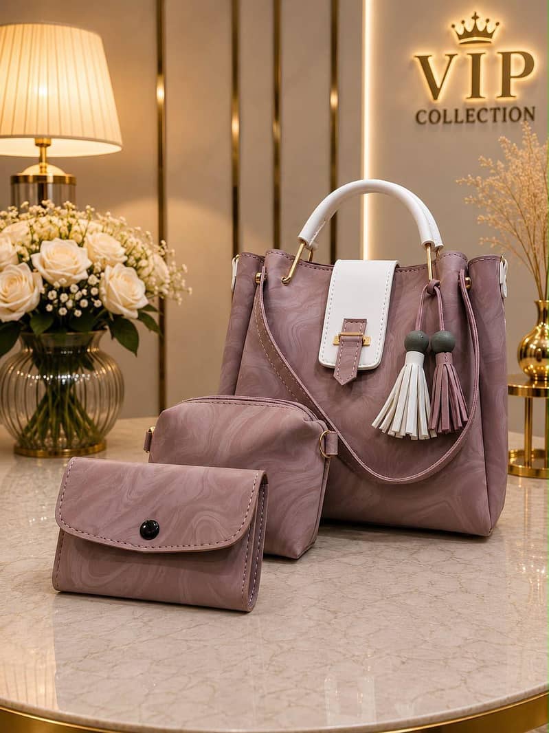 shoulder bag three piece 3