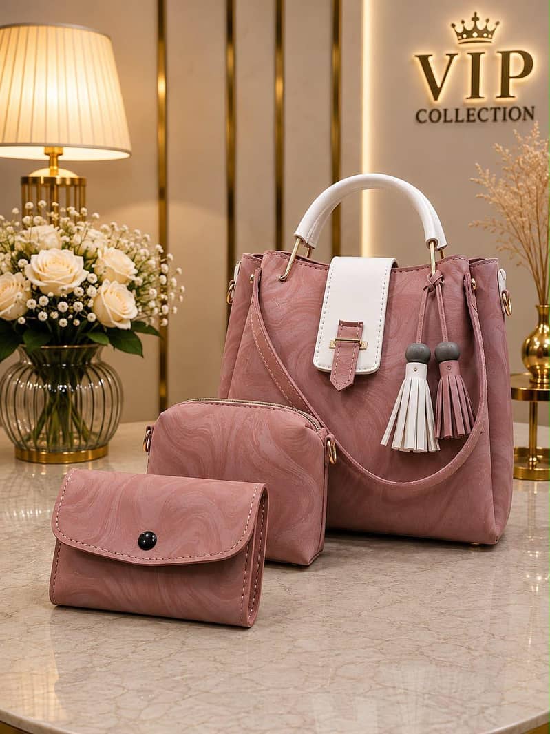 shoulder bag three piece 8