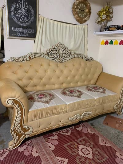 6 seater crown sofa set