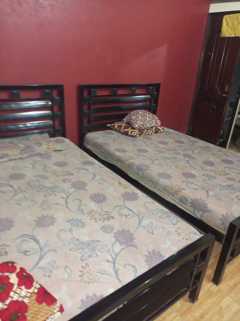 1 bed double : 2 bed double 1