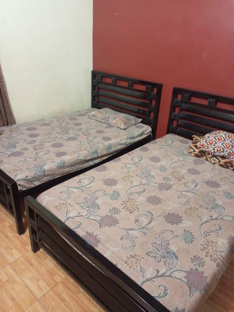 1 bed double : 2 bed double 3