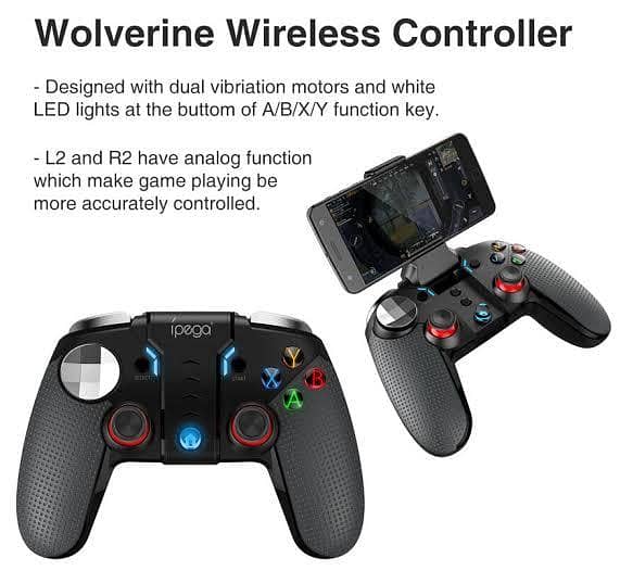 mobile controller Bluetooth play games on mobile with controller ipega 2