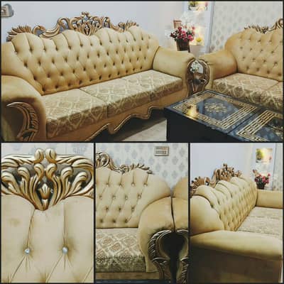 Beautiful Sofa Set for Sale – Elegant Living Room Furniture
