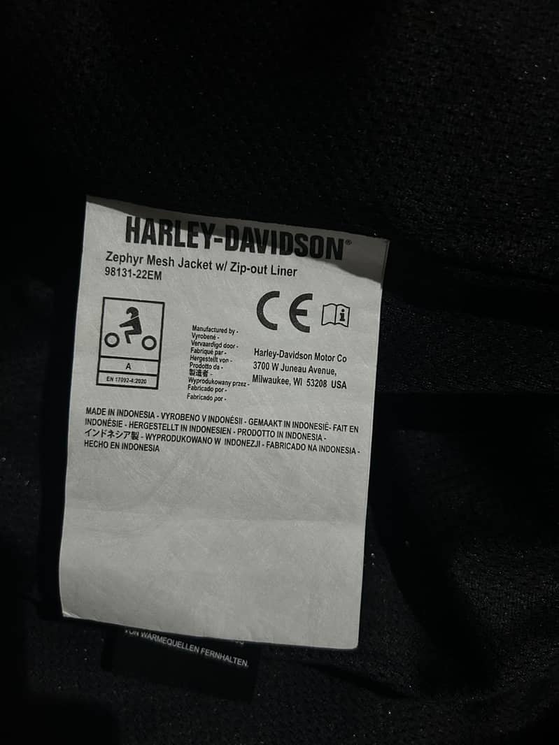 HARLEY DAVIDSON MESH JACKET KIT 1