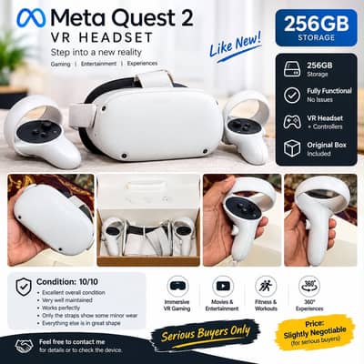 Meta Quest 2 256 GB VR Headset