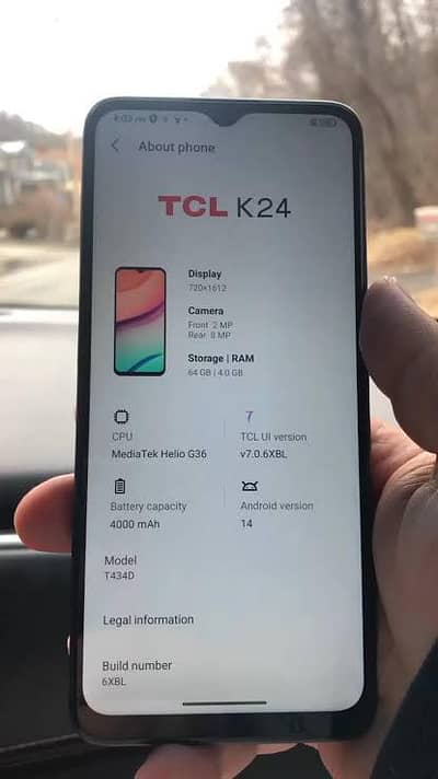 TCL k24 hai total original koi issues nhi h 10by 10