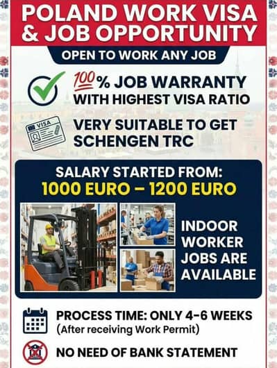 Poland Work Visa Available