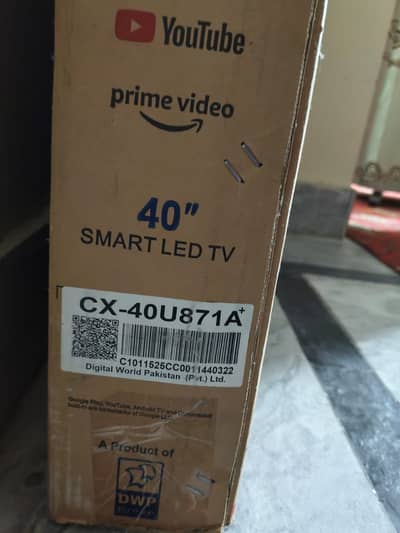 Ecostar Smart LED TV 40 Inch – CX-40U871A