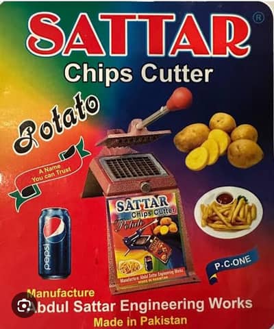 Commercial potato cutter