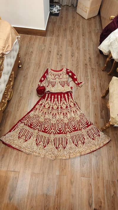 bridal lehenga and maxi