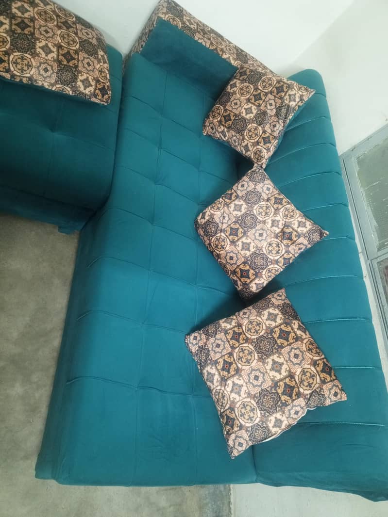7 Seater L Shape Sofa 1