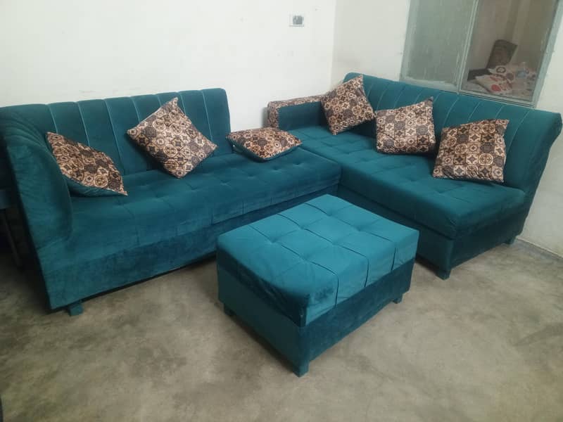 7 Seater L Shape Sofa 4