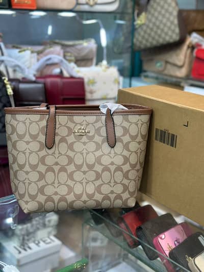 Coach city tote bag