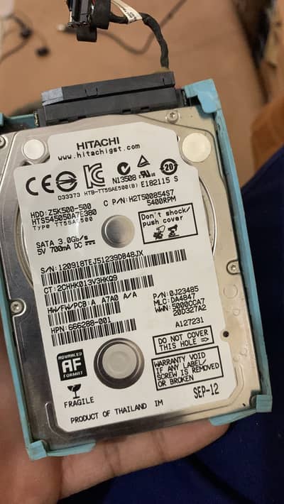 HARD DRIVE 500gb