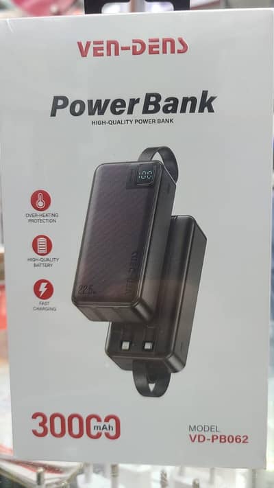VEN-DENS 30000mAh Power Bank VD-PB062 Original