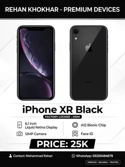 Apple iPhone XR all ok all working