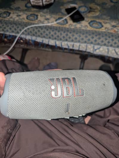 Original JBL Charge 5 Portable Bluetooth Speaker - Grey Color