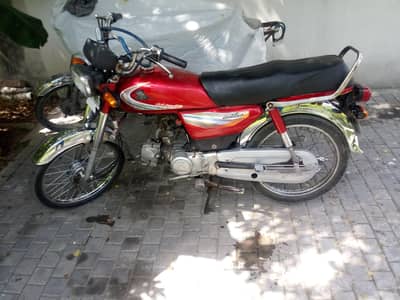 honda CD 70 sale and exchange with prider