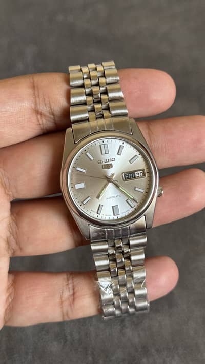 Vintage Seiko 5 Automatic 7009 Men's Wrist Watch – Day Date