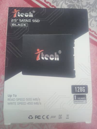 128 GB SSD 100% Health with box