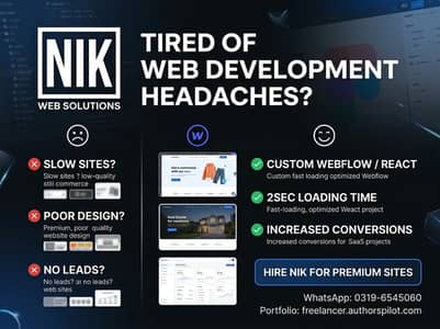 Need a world-class website that loads instantly and brings sales?