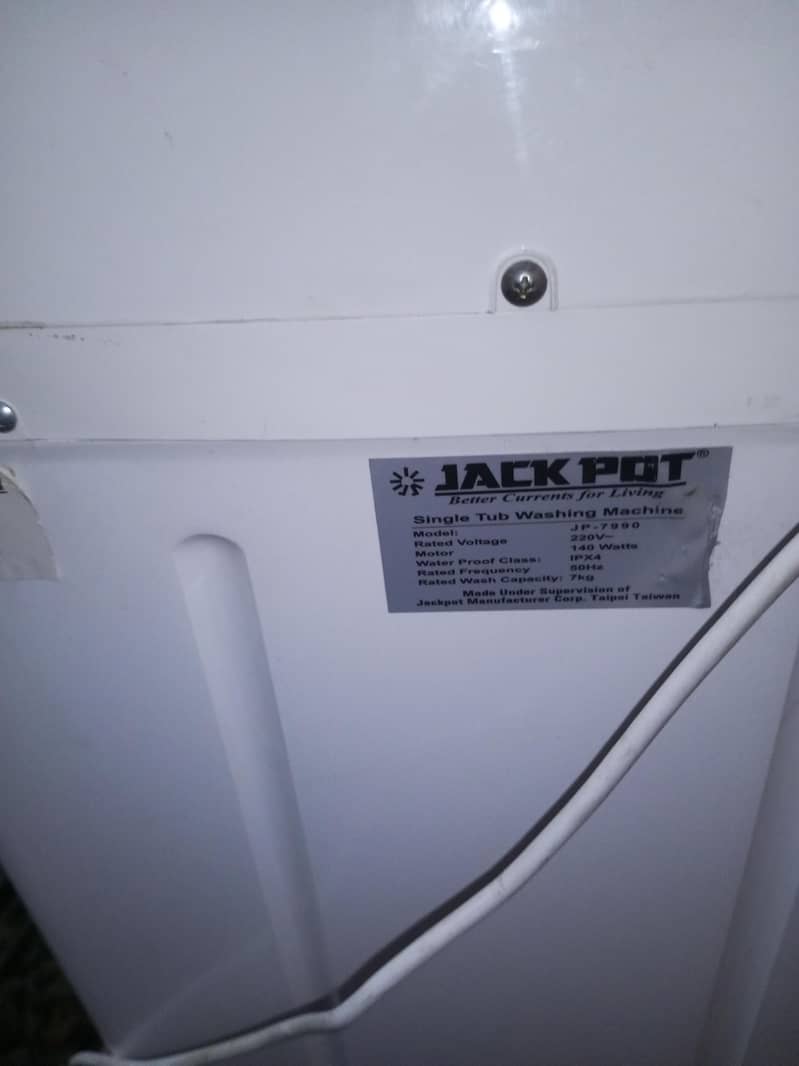 JackPot Washing Machine 4