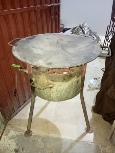 Commercial Tawa for Sale with stove and stand