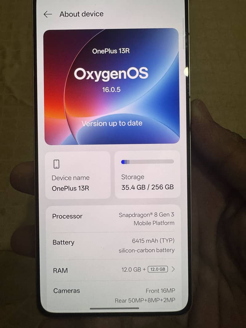 One Plus 13R 0