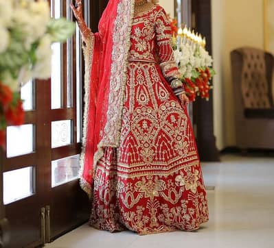 bridal lanhga choli shazia kiyani replica