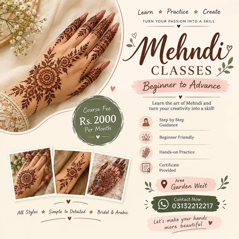 Mehndi course 0