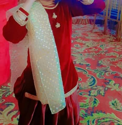 velvet Patiala shalwar velvet shirt