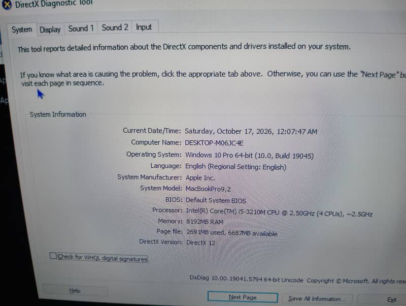 apple macbook pro. 5