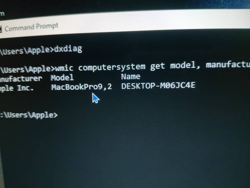 apple macbook pro. 6