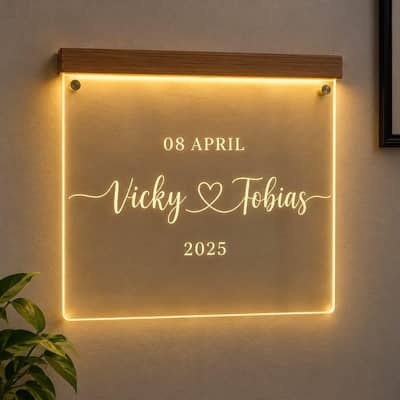 LED lights name plates for everything