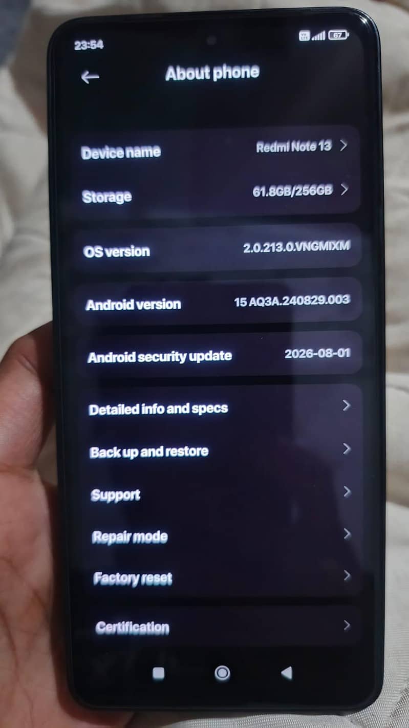 Redmi note 13 7