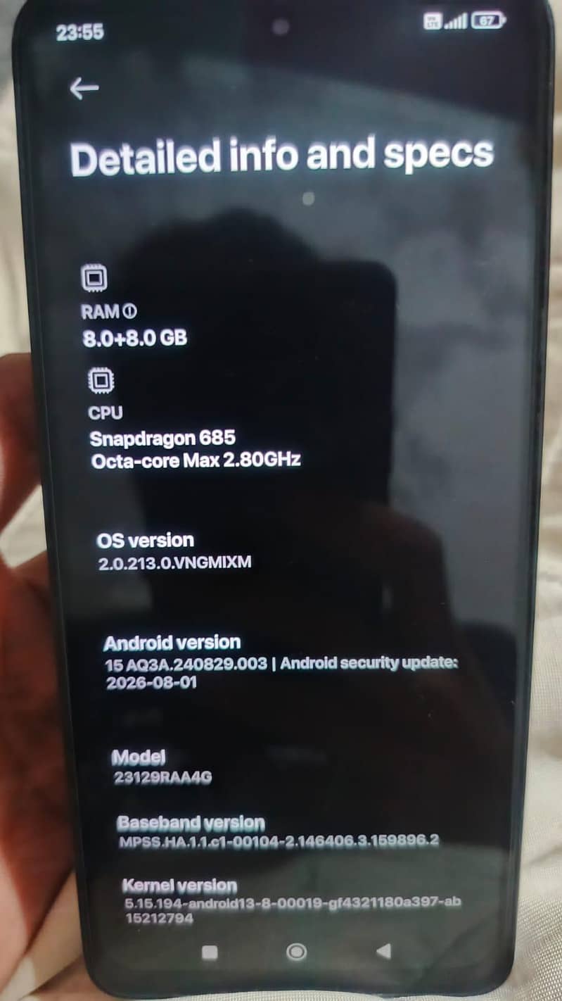 Redmi note 13 8