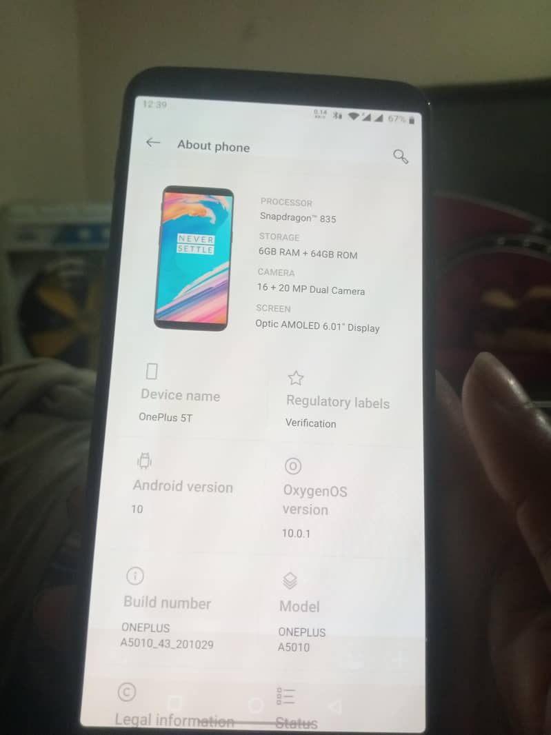 One Plus 5T 1
