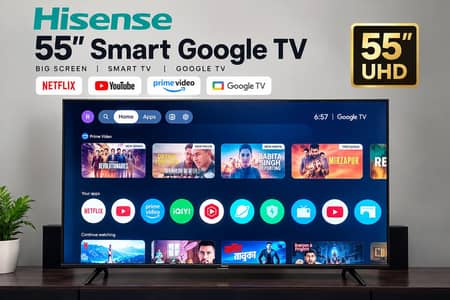 Hisense 55-Inch Smart Google TV