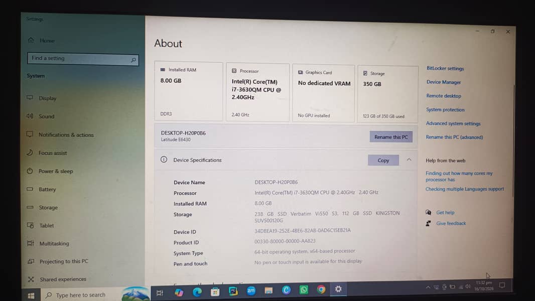 Dell Latitude E4360 0